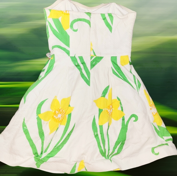 LILLY PULITZER Strapless Floral Mini Summer Dress - Picture 2 of 3